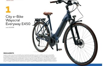 Norauto Wayscral bici elettrica everyway e450 offerta