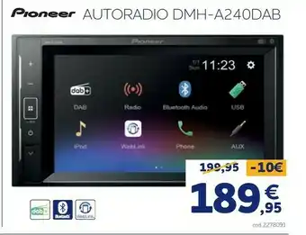 Norauto Autoradio dmh - a240 dab offerta