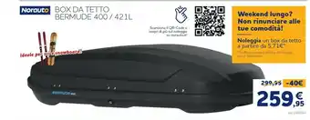 Norauto Norauto box da tetto bermude 400/421l offerta