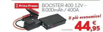 Norauto Booster 400 12v - 8.000mah / 400a offerta
