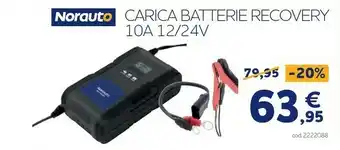 Norauto Norauto carica batteria recovery 10a 12/24v offerta