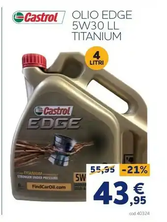 Norauto Olio edge ll 5w30 titanium offerta