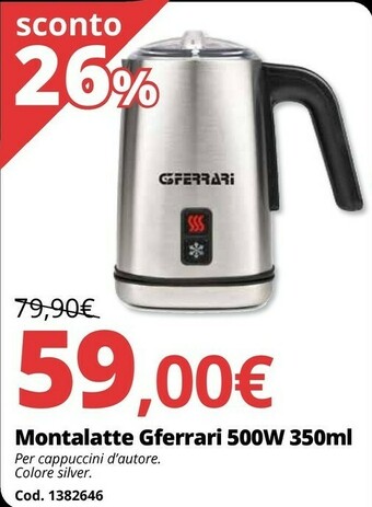 Montalatte gferrari 500w 350ml