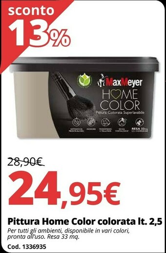 Brico Io Pittura home color colorata lt. 2,5 offerta