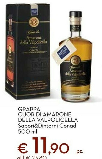 Conad City Grappa cuor di amarone del valpolicella sapori& dintorni offerta