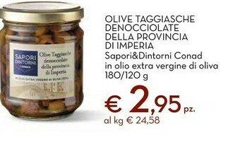 Conad Olive taggiasche denocciolate della provincia di imperia offerta