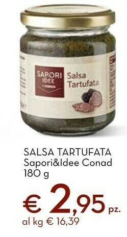 Conad Conad - salsa tartufata sapori & ldee 180 g offerta