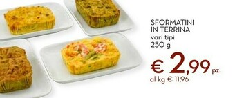 Sformatini in terrina