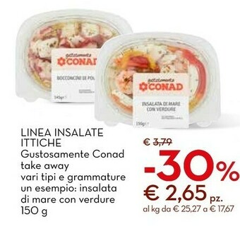 Conad Gustosamente conad linea insalate ittiche offerta
