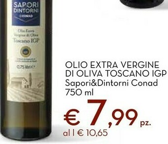 Conad Conad sapori & dintorni olio extra vergine di oliva offerta