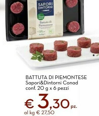 Conad Conad battuta di piemontese sapori & dintorni offerta