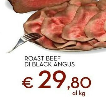 Conad Roast beef di black angus offerta