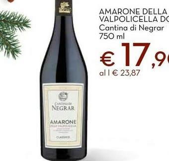 Conad Cantina di negrar amarone della valpolicella docg 750 ml offerta