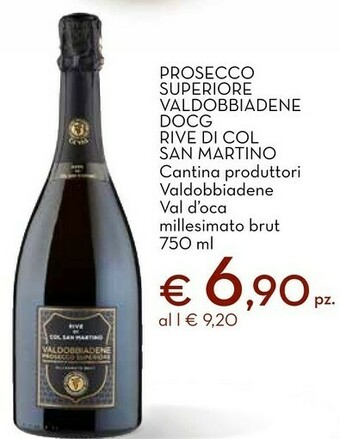 Conad Superstore Prosecco superiore valdobbiadene docg rive di col offerta