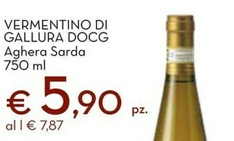 Conad Superstore Aghera sarda vermentino di gallura docg offerta