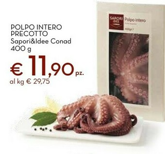 Conad Superstore Polpo intero precotto offerta