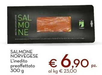 Conad Superstore Salmone norvegese affumicato a fette 100 g(ml) offerta