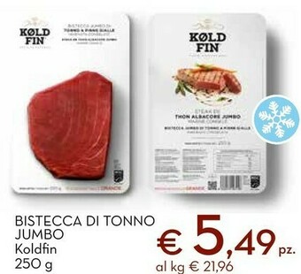 Conad Superstore Koldfin bistecca di tonno jumbo offerta