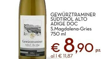 St. magdalena gries - gewürztraminer 750 g(ml)