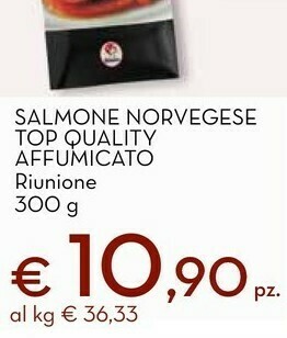 Conad Superstore Riunione salmone norvegese top quality offerta