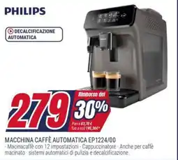 Trony MACCHINA CAFFÈ AUTOMATICA EP1224/00 offerta