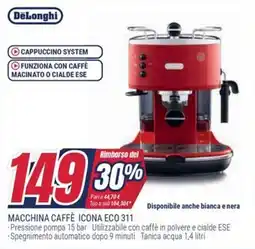Trony MACCHINA CAFFÈ ICONA ECO 311 offerta