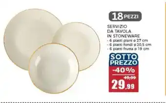 Happy Casa Servizio da tavola in stoneware offerta