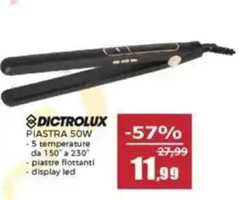 Happy Casa Dictrolux piastra 50W offerta
