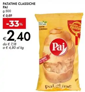 Bennet Patatine classiche PAI offerta