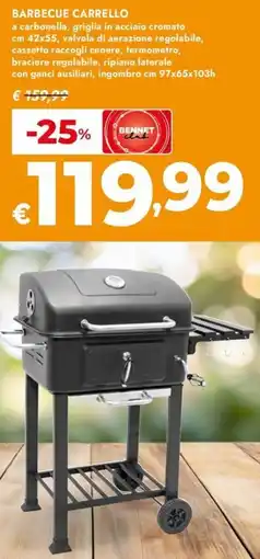 Bennet Barbecue carrello offerta