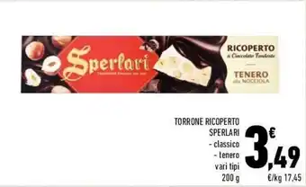 Conad City Torrone Ricoperto Sperlari 200g offerta