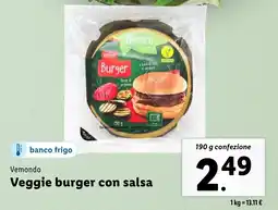 Lidl Vemondo Veggie burger con salsa offerta