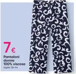 Pepco Pantaloni donna 100% viscosa offerta