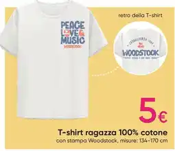 Pepco T-shirt ragazza 100% cotone offerta