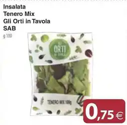 Docks Market Insalata Tenero Mix Gli Orti in Tavola SAB offerta