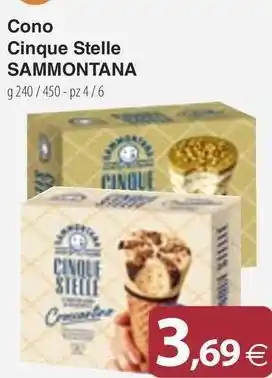 Docks Cash&Carry Cono Cinque Stelle SAMMONTANA offerta