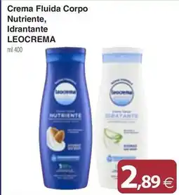 Crema Fluida Corpo Nutriente, Idrantante LEOCREMA