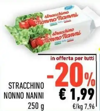 Conad City Stracchino Nonno Nanni 250g offerta