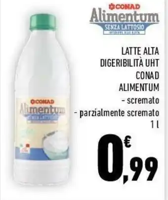 Conad City Conad Alimentum Latte Alta Digeribilità UHT 1l offerta