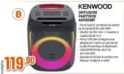 Expert Kenwood diffusore partybox ASP200BT offerta