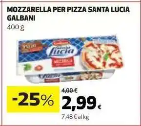 Coop MOZZARELLA PER PIZZA SANTA LUCIA GALBANI offerta