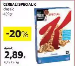 Coop Cereali Special K offerta