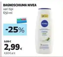 Coop BAGNOSCHIUMA NIVEA offerta