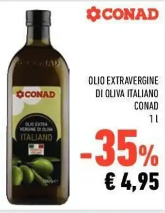 Conad City Conad Olio Extra Vergine Di Oliva Italiano 1l offerta