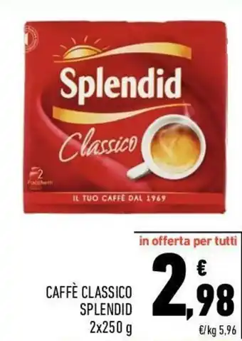 Conad City Splendid Caffè Classico 2x250g offerta