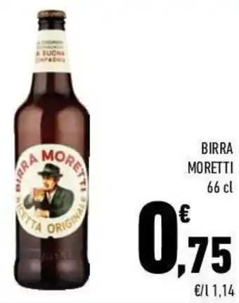 Conad City Birra Moretti 66cl offerta