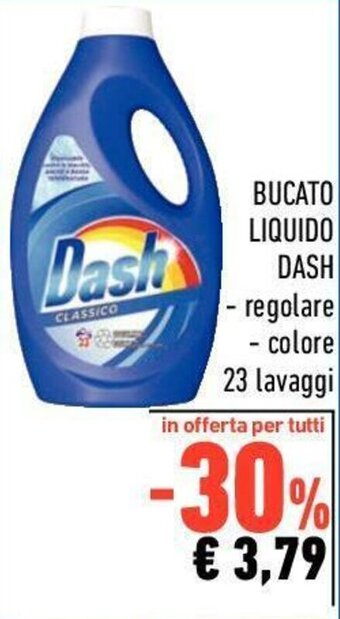 Conad City Dash Bucato Liquido 23 lavaggi offerta