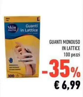 Guanti Monouso in Lattice 100 pezzi