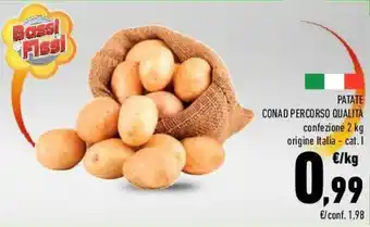 Conad City Conad Percorso Qualità Patate 2 kg offerta