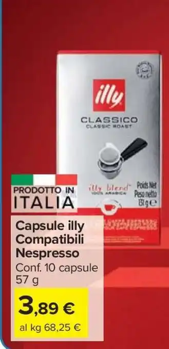 Carrefour Capsule illy Compatibili Nespresso offerta